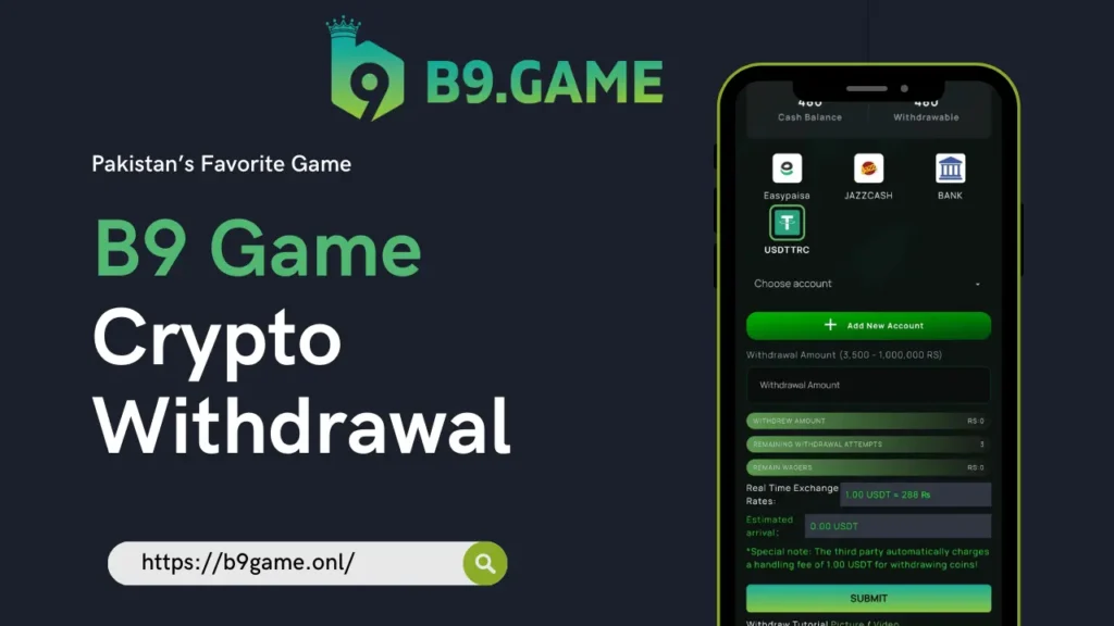 B9 Game Crypto Withdrawal